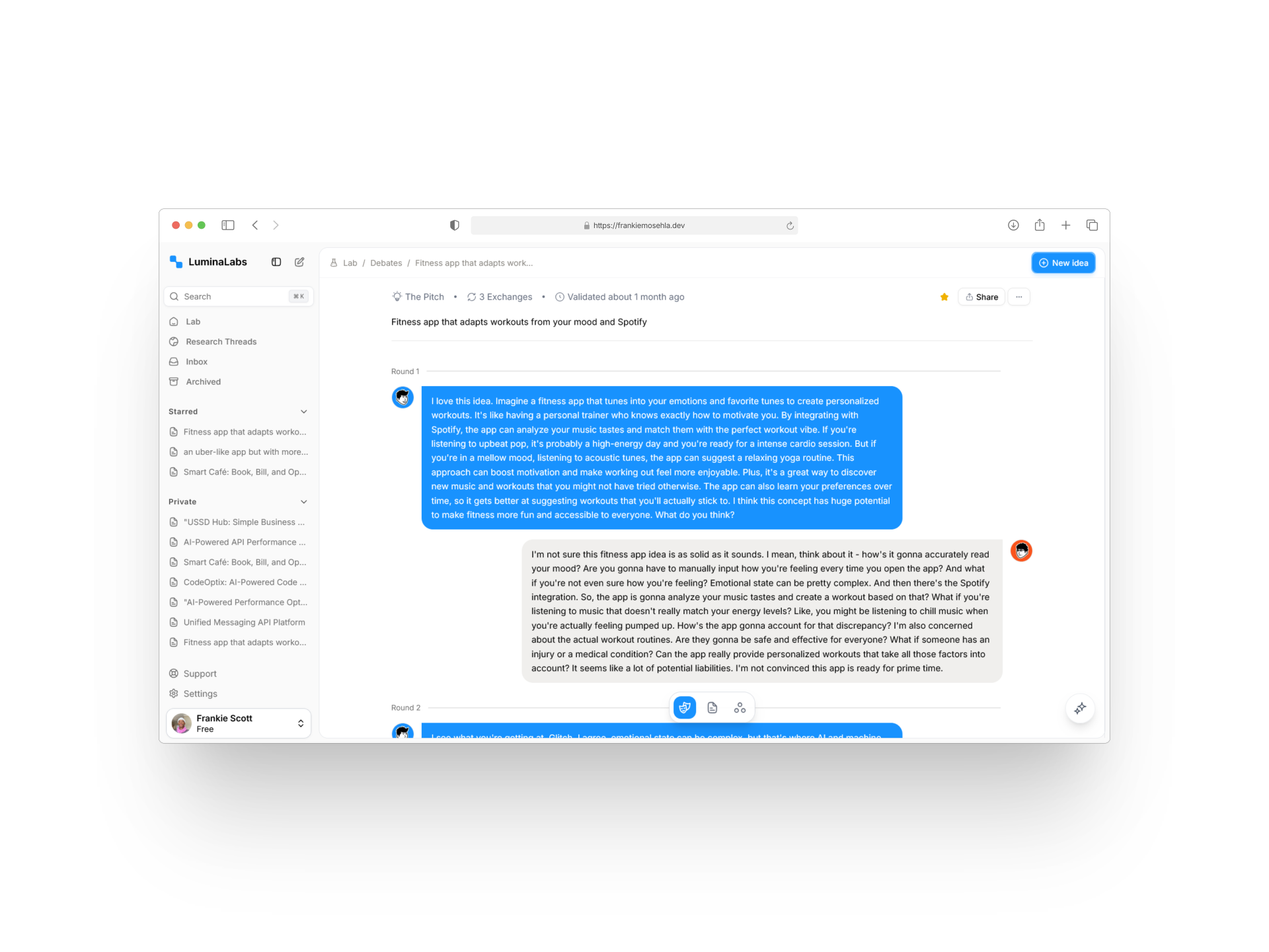 Lumina Labs — Agent workspace