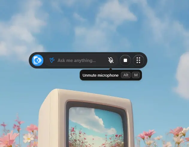Veilo live meeting assistant overlay
